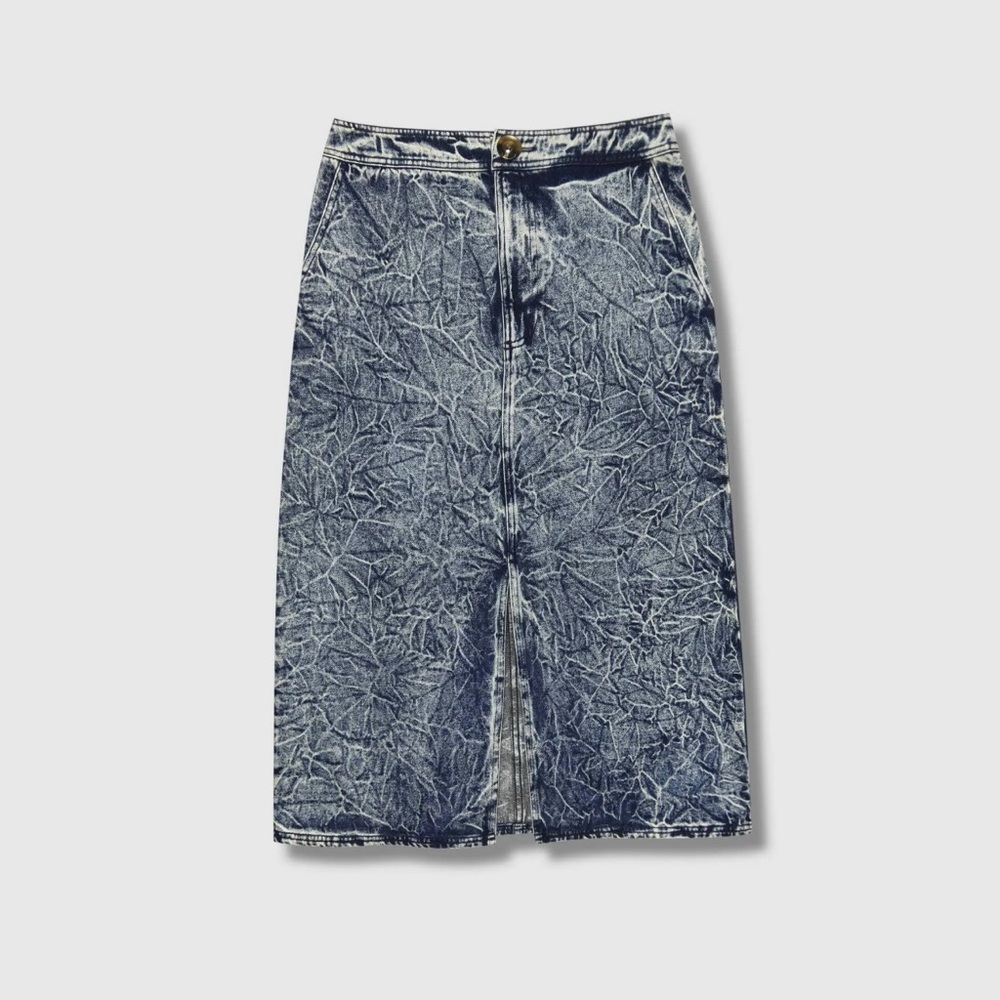 Who What Wear Midi Jean Skirt